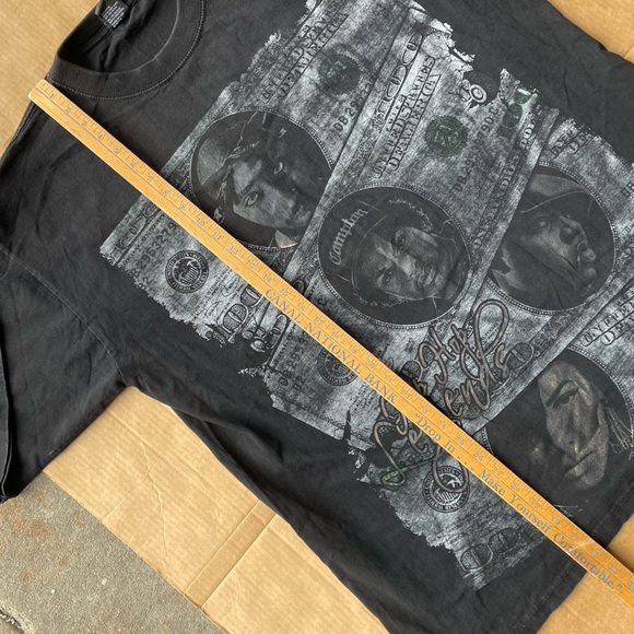 Hoss Tee Hip Hop Legends T-Shirt 3XL Black & White Tupac Shakur Biggie Eazy-E - Picture 7 of 11